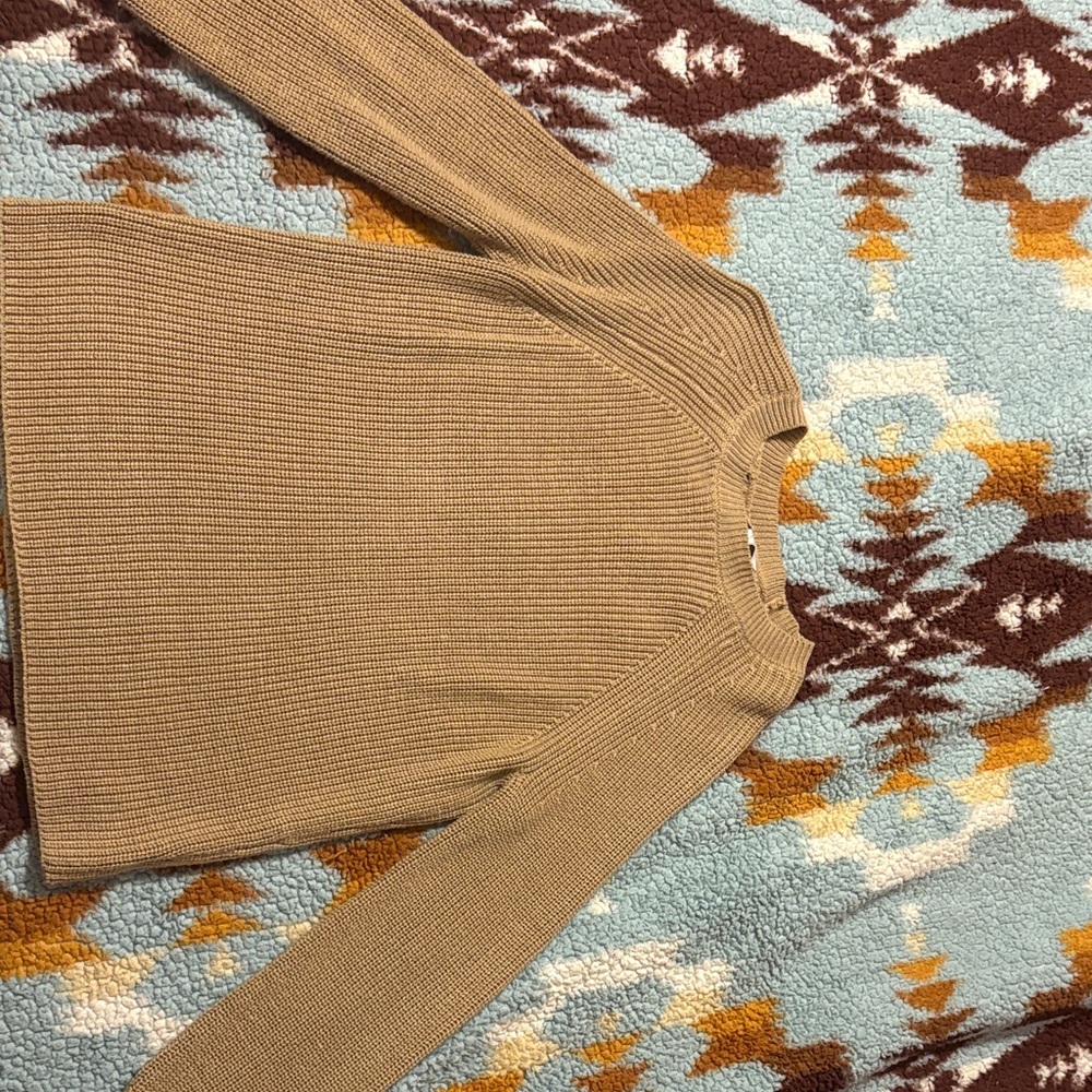 Jessica Simpson Beige Crew Neck Sweater